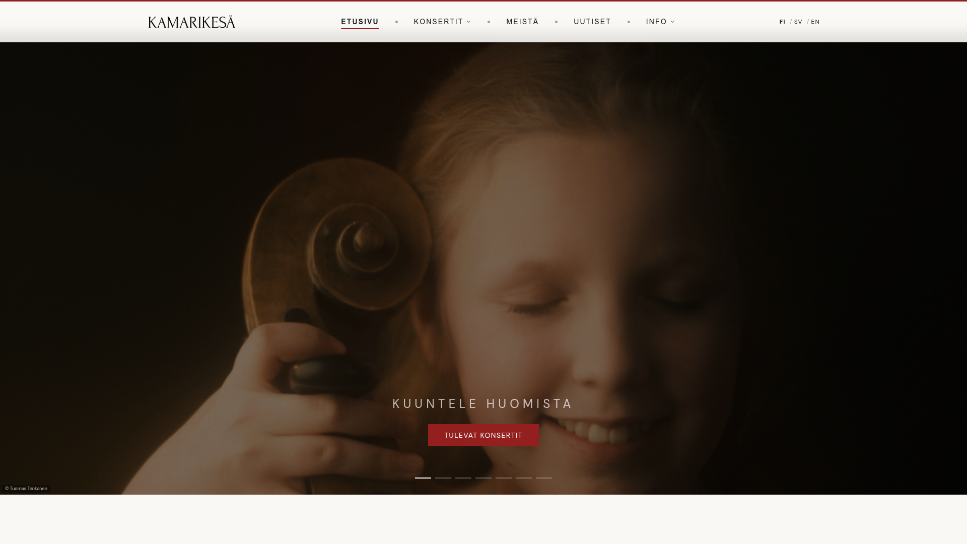 Kamarikesä website
